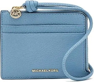 Michael Kors Jet Set Small Card Case Wristlet Womens Handbags Chambray : SM, Polyester