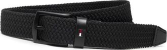 Tommy Hilfiger Zwarte Herenriem - Heren - Riemen - Zwart - 110 CM - Polyester - Accessoires