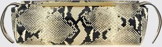 Khaite Pochette in pelle di vitello stampa pitone