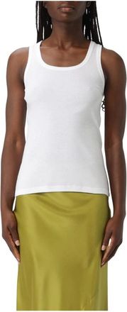 Saint Laurent Mujer, Camisetas, Blanco, Talla: L