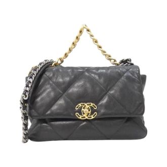 Chanel Pre-owned Vintage Shoulder Bag - Dames - Pre-owned - Zwart - Maat: ONE Size Leer