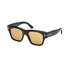Tom Ford Sunglasses, male, Black, Size: 53 MM Caine Sunglasses