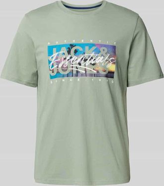 Jack & Jones Jack & Jones T-Shirt mit Rundhalsausschnitt Modell COLTON in Mint, Größe XXL