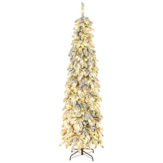 HOMCOM &Aacute;rbol de navidad 80x80x225 cm verde