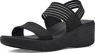 Skechers Parallel Lite - Garden Room Womens Wedge Shoes Black/Black : 5.5 B - Medium, Synthetic