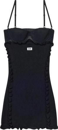 GCDS Abito in Maglia Medusa - - Dresses - Donna - Nero - S