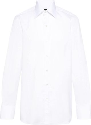 Tom Ford cotton poplin shirt - men - Cotton - 41 - White