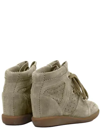 Isabel Marant Bobby Wedge Sneaker - Gray