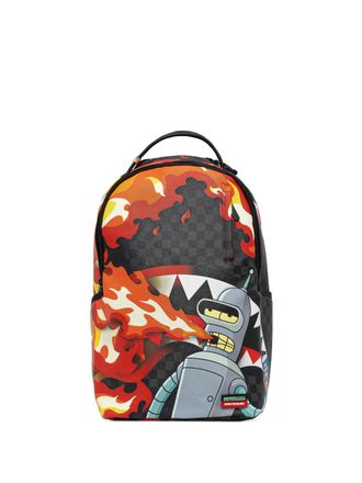 Sprayground Zaino con stampa Futurama - Nero