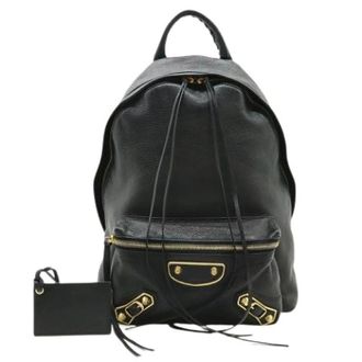 Balenciaga Pre-owned Backpacks, unisex, Black, Size: ONE SIZE Pre-owned Vintage Backpack
