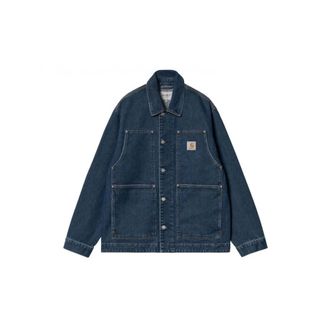 Carhartt Work in Progress Carhartt Wip, Denim Jackets, male, Blue, Size: XL OG Double Front Jacket