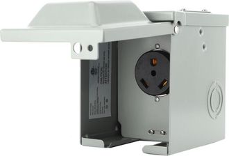 OEM Caja De Toma De Corriente De 30 Amperios Y 125 V, Toma De Corriente El&eacute;ctrica Impermeable Para Autocaravanas Y Coches El&eacute;ctricos