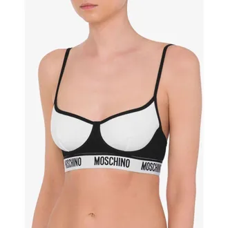 Moschino Womens Multicolor Cotton Bra Clothing