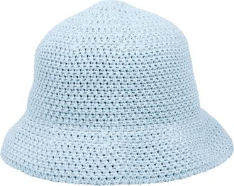 Capelli Strohhut CAPELLI NEW YORK, Damen, light blau, Obermaterial: 100% Polyester, H&uuml;te Strohhut