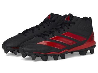adidas Adizero Impact.2 Molded Rubber Football Cleats Mens Cleated Shoes Black/Team Power Red/Black : 16 D - Medium, Synthetic