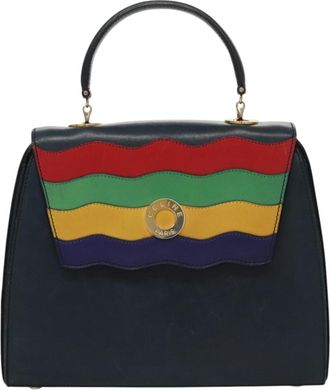 Celine Navy Leather Handbag (Pre-Owned)