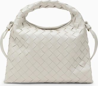 Bottega Veneta White Mini Hop crossbody bag