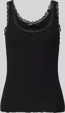 Only Slim Fit Tank Top aus Bio-Baumwoll-Mix Modell SARA in Black, Gr&ouml;&szlig;e XS