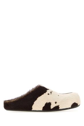 Marni Brown Slip-on Mules