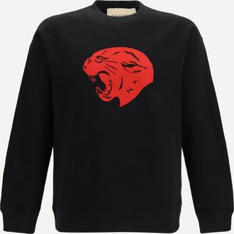 Valentino Felpa con stampa Panther Man XL