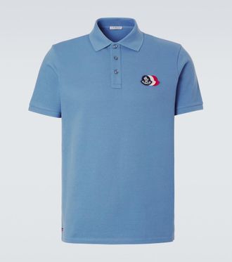 Moncler Polo in cotone con logo