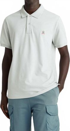 Parajumpers Wellington Polo Shirt In Fresh Grey