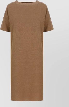 Fabiana Filippi knee length wool blend dress shimmering