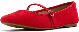 Cole Haan Yelena Mary Jane Womens Shoes Salsa Suede : 10.5 B - Medium, Leather/Textile/Vinyl