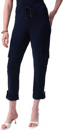 Joseph Ribkoff Silky Knit Jogger Pull-On Pants In Midnight Blue