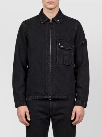 Stone Island denim regular-fit shirt jacket