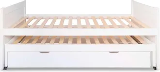 Muemue Cama Nido Compacta Madera Blanco 90x200 Cm