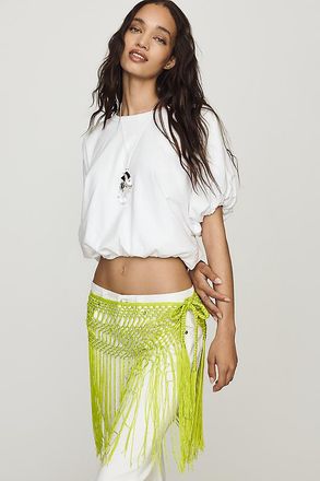 Elizabeth Gillett Fringe Mesh Sarong