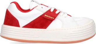 Palm Angels Leather Logo Sneakers - Dames - Sneakers - Veelkleurig - 42 EU - Leer - Schoenen