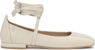 Kazar Pumps met enkelbandjes - Dames - Ballerinas - Beige - 36 EU - Leer - Schoenen