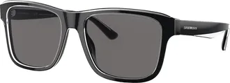 Emporio Armani EA 4208 605187 56mm Unisex Square Sunglasses