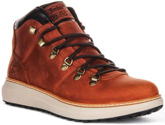 Timberland A69RD Mens Hudson Road Chukka Lw Wp Bt Ankle Boots, Rust, 13