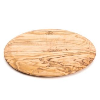 B&eacute;rard Olivewood Handcrafted 9-Inch Round Cutting Board in Brown at Nordstrom