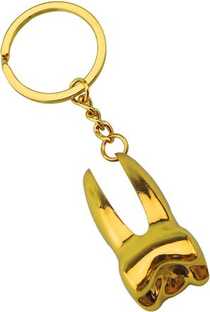 Generic Dentist Key Ring - Tooth Design Keychain | Dentals Keychain Ring | Personalized Dentals Hygiene Keychain | Decorative Keychain Ornament | Alloy Tooth 