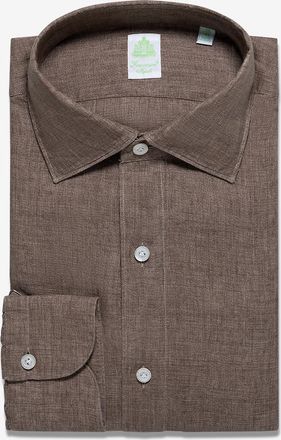 Finamore Lang&auml;rmeliges Hemd aus Baumwolle Gaeta