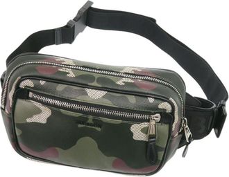 Burberry Pre-owned Burberry Coated Canvas Camouflage Belt Bag Ladies RYUVU6WQM3S5D4U0