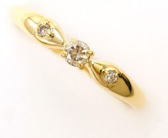 C&A Yellow Gold Yellow Gold (18K) Band Ring (Pre-Owned)