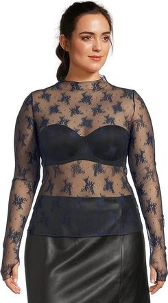 Free People Lady Lux Layering Top Womens Underwear Deeper Iris : XS (Womens 0-2), Sheer/Nylon/Mesh