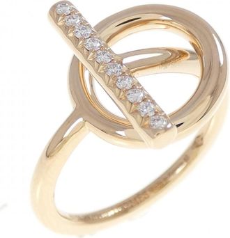 Herm&egrave;s Pink Gold (18K) Band Ring (Pre-Owned)