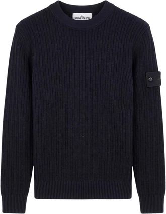 Stone Island Heren, Truien, Blauw, Maat: M