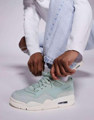 Nike Jordan Nike Air Jordan 4 RM sneakers in light green and white