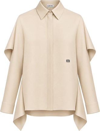 Loewe SILK TWILL SHIRT WITH SOFT PANEL - Loewe - Woman