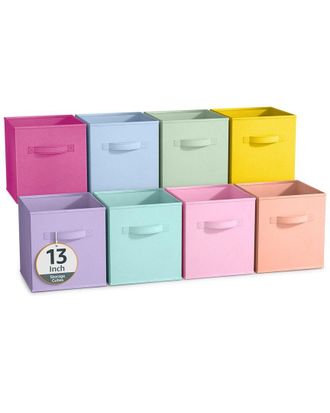 Sorbus 13In 8 Pack Collapsible Fabric Storage Bins