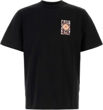 Casablanca Black Crew Neck T-Shirt