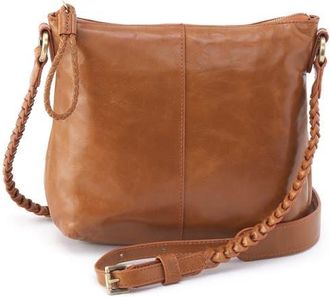 Hobo Medium Lasso Leather Crossbody Bag in Truffle at Nordstrom