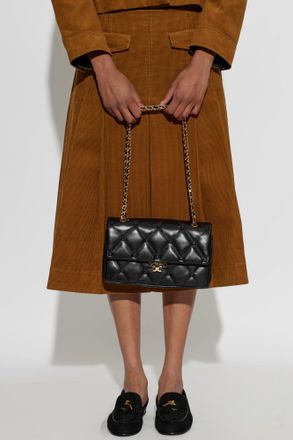 Tory Burch Bunny Knot Shoulder Bag, Womens, Black
